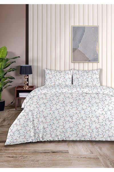 Evim Daria 100% Cotton Double Duvet Cover Set 200X220Cm Medium Indigo