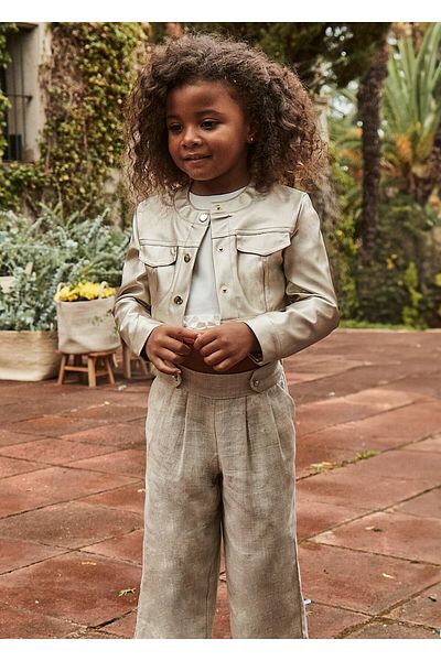 MAYORAL Girl's Linen Pants