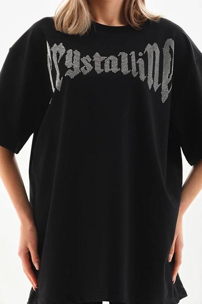 DİMA OFFİCİAL Tricou oversize unisex alb cu model de piatră
