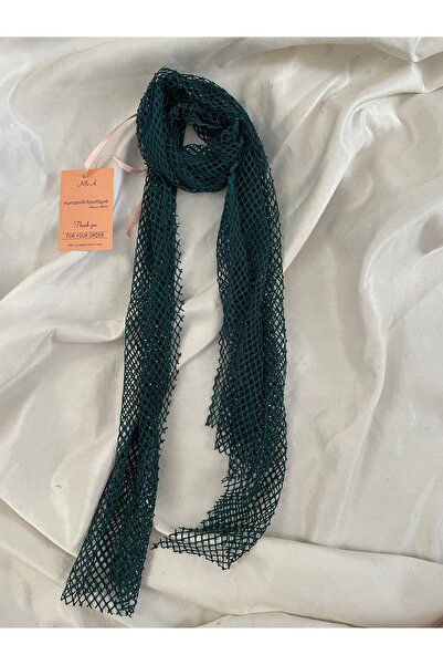 Nurcanilirboutique وشاح من الحجر الأخضر