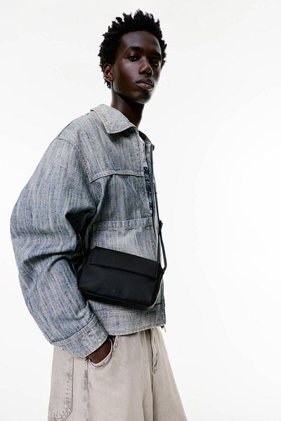 Pull & Bear Rubberized crossbody bag