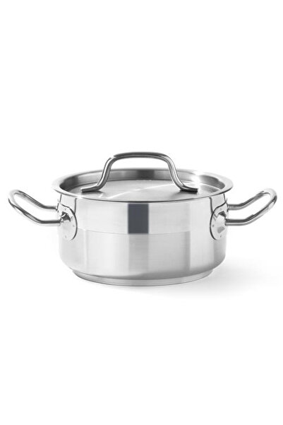 HENDI Oală joasă Profi Line cu capac 1,5 l diametru 160 x 75 h - 830000