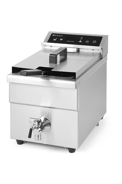 HENDI Friteuză cu inducție și robinet Kitchen Line 8L 215012
