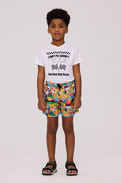 Nebbati Boy Patterned Shorts