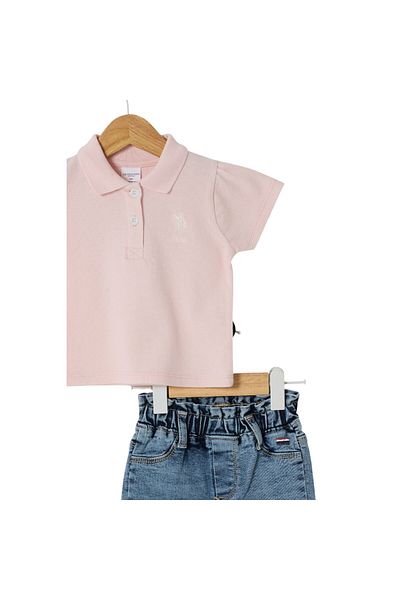 U.S. Polo Assn. Baby Girl Set Usb2636