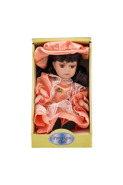 OEM Decorațiune ceramică, Fată cu rochie, 11x18 cm, Multicolor, M1