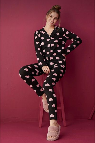 mamirko designed for you Buttoned Pajama Set Cotton