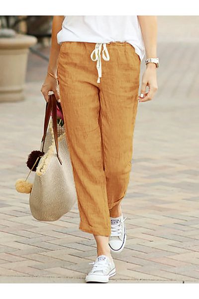 night blue Comfortable Summer Pants-Darkmardal