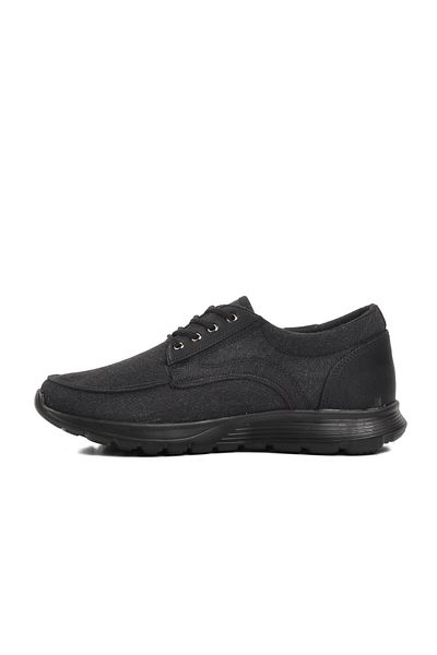 AYK'S Black-Black Textile Men's Casual Shoes Dakır's 020 m