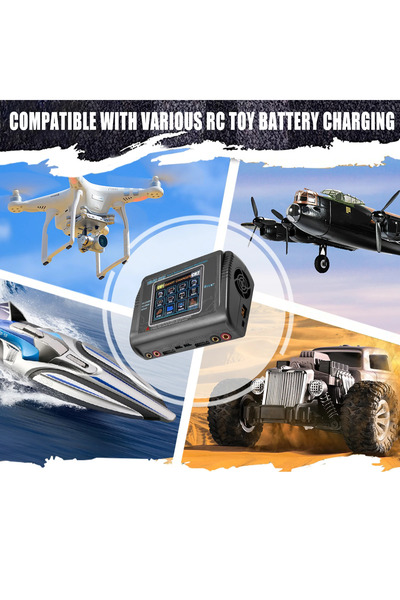 GÜMRÜK BEY HTRC T240 Duo Çift Kanallı Akıllı Şarj & Deşarj Cihazı | 150W AC / 240W DC | 10A | Geniş Pil Uyumlu