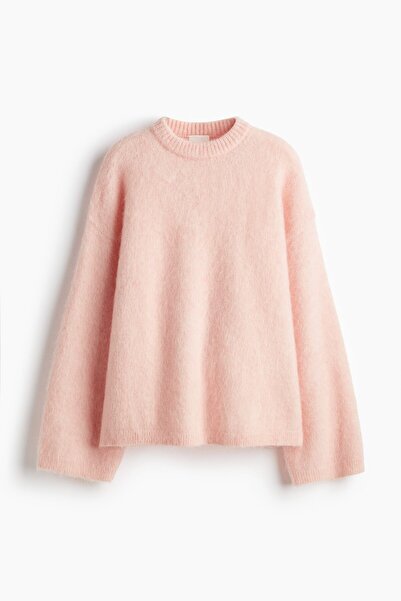H&M Tiftik Karışımlı Oversize Kazak