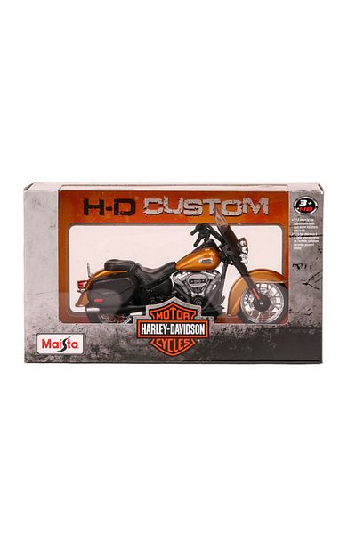Maisto Harley Davidson Heritage Classic, orange/black, Maisto, 1/18