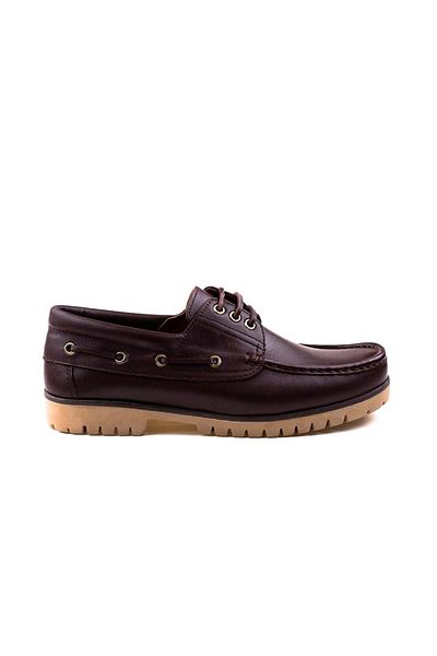 m2s Brown Genuine Leather Men's Winter Shoes