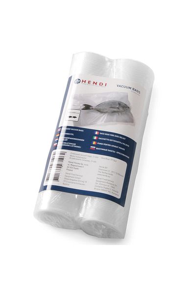 HENDI Worki moletowane do pakowarek próżniowych listwowych 280x6000mm 2 ROLKI