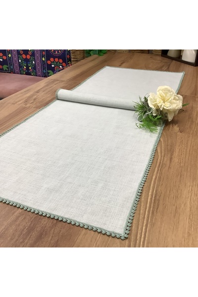 OYA home Mini Ponponlu Kare Örtü- 60*60 cm