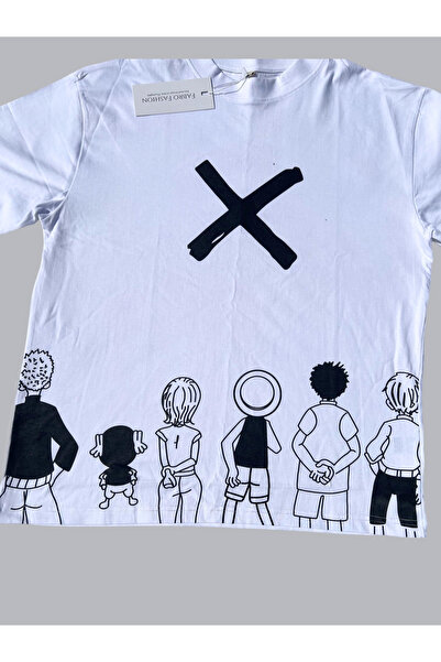 OEM Oversize Men's T-Shirt, 100% Cotton, 'X' Urban Print, Casual Streetwear, Size L