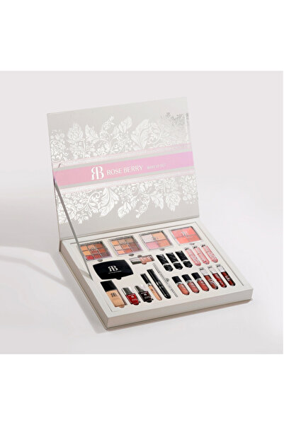 ROSEBEAR علبة مكياج Rose Berry - ٢٤ قطعة
