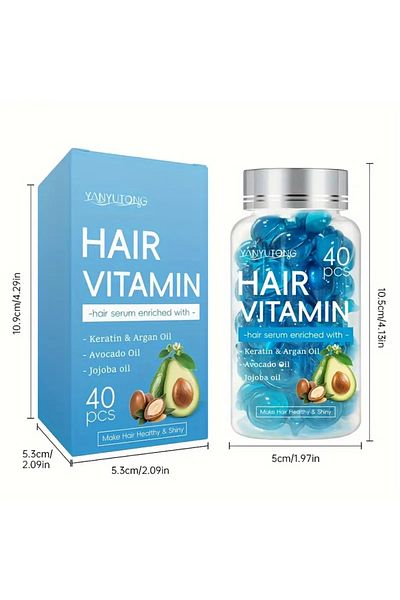 Belora Capsule cu vitamine pentru păr cu ulei de argan, avocado și jojoba