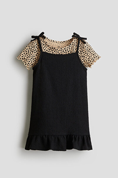 H&M 2 Parçalı Üst ve Elbise Set