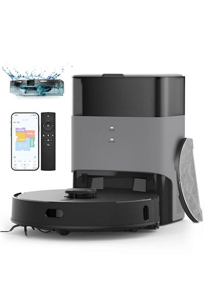 AIRROBO Aspirator robot TBT30+ – Auto-golire, Reîncărcare automată, Curățare umedă și uscată