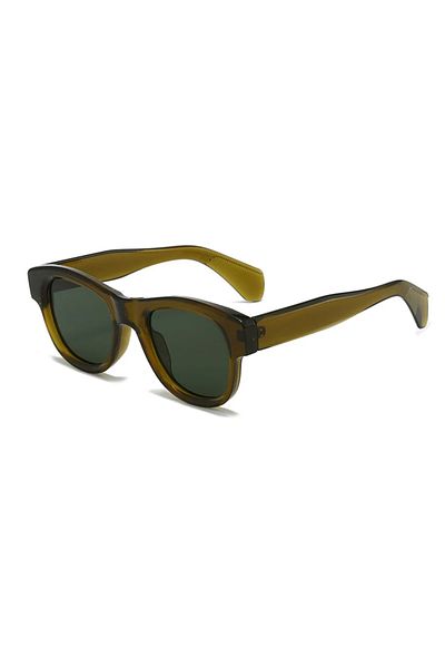 Toz Vintage Zileya Khaki Vintage & Retro Unisex Sunglasses