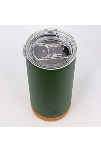 IGLOO Cork Mug 500ml Thermos Mug Cup Flask Khaki