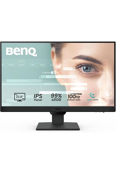 BENQ GW2490 100Hz Gaming Computer Monitor 24" FHD 1920x1080p | IPS | Eye-Care Tech | Low Blue Light