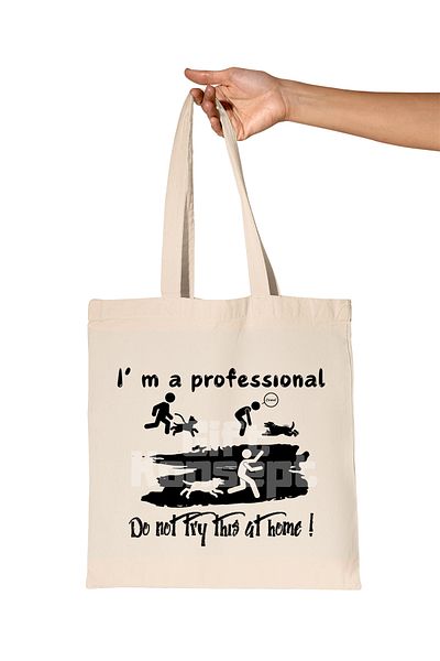 giftkonsept Veterinarian, Veterinary Themed Printed Gift Organic Raw Cloth Bag
