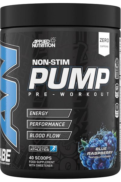applied nutrition ABE Pump Pre Workout - All Black Everything Stim Free Pump Pre Workout Powder