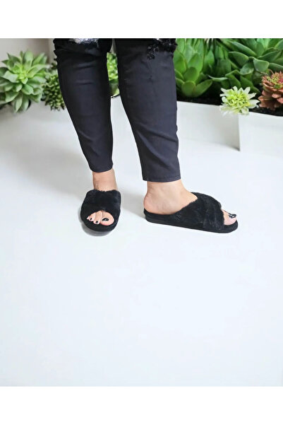 GEZER Зимові плюшеві капці з хрестоподібною підошвою