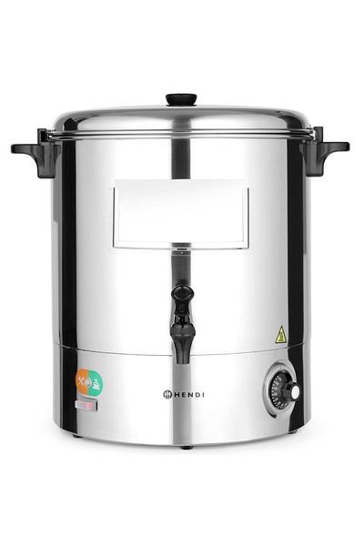 HENDI Warnik podgrzewacz do wody grzanego wina stalowy 2200W 30L - 209905
