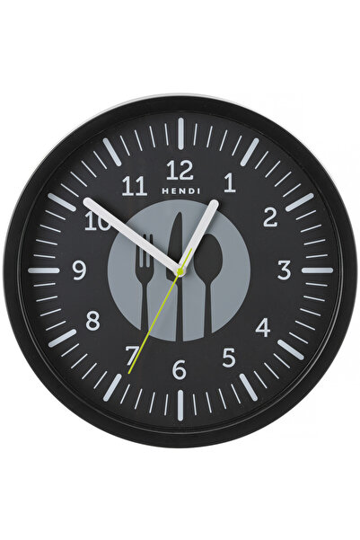 HENDI Ceas de perete pentru bucătăria restaurantului, diametru 356 x 45 mm
