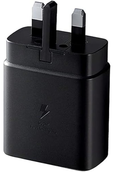 Generic شاحن سامسونج بتقنية USB، متوافق مع الهواتف الذكية، سريع 45 واط مع كابل USB-C بطول 1 متر