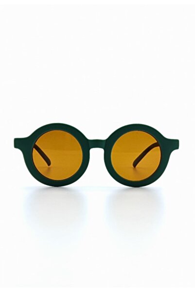 Lexi Bella Cute Children's Sunglasses Dark Green Round Frame Uv 400 Protection Ce Certificated Kids Children Glasses