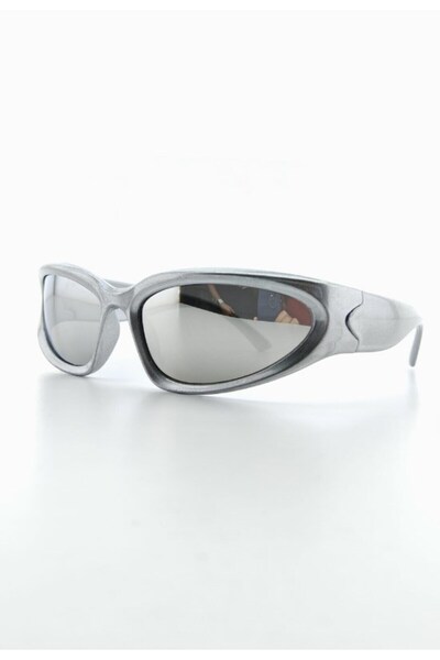 Lexi Bella Plain Simple Design Style Sunglasses Gray Frame Bright Glass Uv 400 Protection Sunglasses
