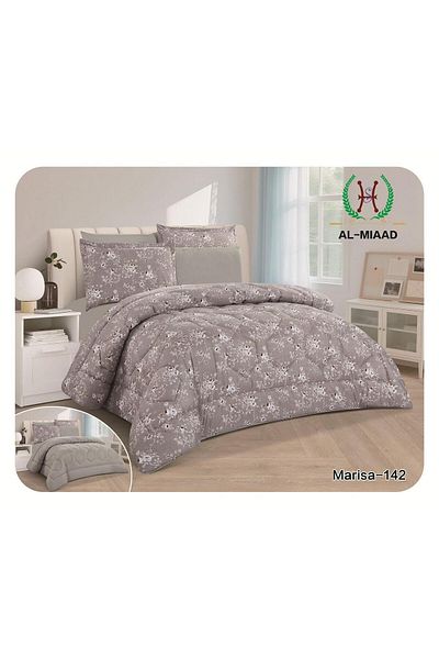 Gerenic 6-piece printed double bedspread
