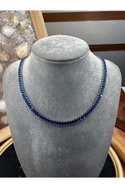 Çelik İtalyan Tasarım Özel Kesim 18 Ayar Altın ve Gümüş Kaplama Baget Taşlı K...