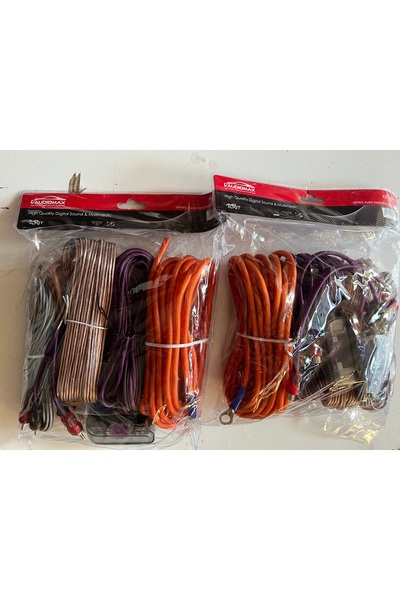 Bodur Sound Audiomax OTO SES SİSTEMİ KABLOSU 8ga FUL PAKET Y FİŞİ İÇERİSNDE DAHİLDİR