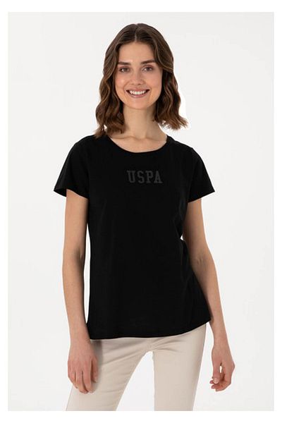 U.S. Polo Assn. Black Women's T-Shirt 2075136