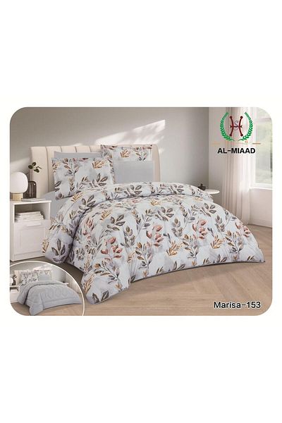 Gerenic 6-piece printed double bedspread