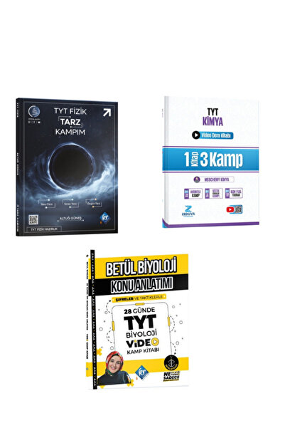 Garantör Akademi 2026 altuğ güneş tyt fizik meschemy kimya ve betül biyoloji ...