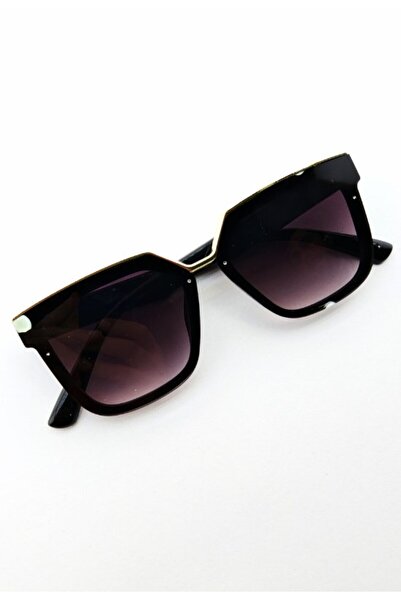 Lexi Bella Gold Top Black Frame Medium Size Women's Sunglasses Uv 400 Protection Ce Certified Sun Glasses