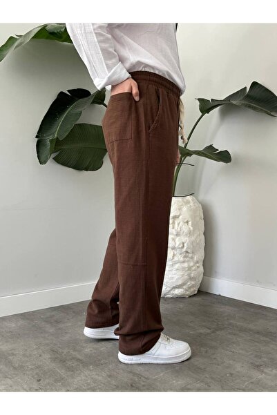 KHAYN ERKEK BOL KESİM PAMUKLU YAZLIK LASTİKLİ BEL KETEN PANTALON KHKP2050
