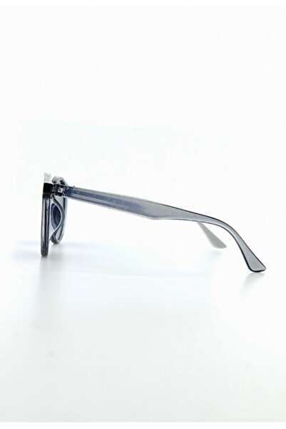 Lexi Bella Plain Simple Design Style Sunglasses Clear Gray Frame Uv 400 Protection Ce Certified Sun Glasses