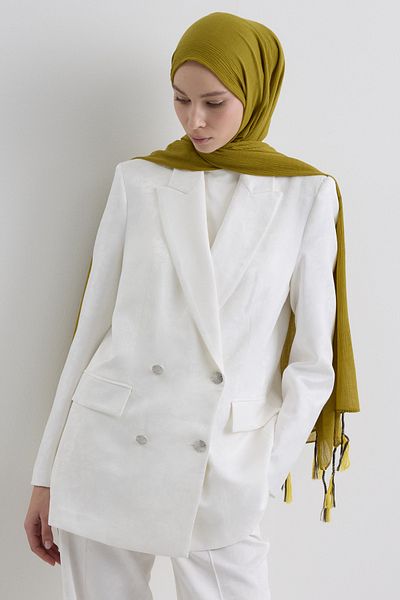 SOFT AKSESUAR Brice Tassled Cotton Shal