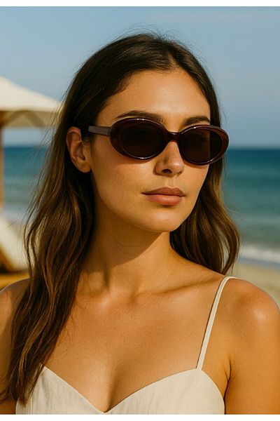 Lexi Bella Summer Tint Color Brown Women Sunglasses Black Frame Uv 400 Protect Ce Certificated Sun Glasses