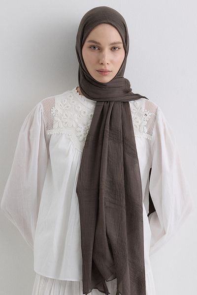 SOFT AKSESUAR Brice Tassled Cotton Shal