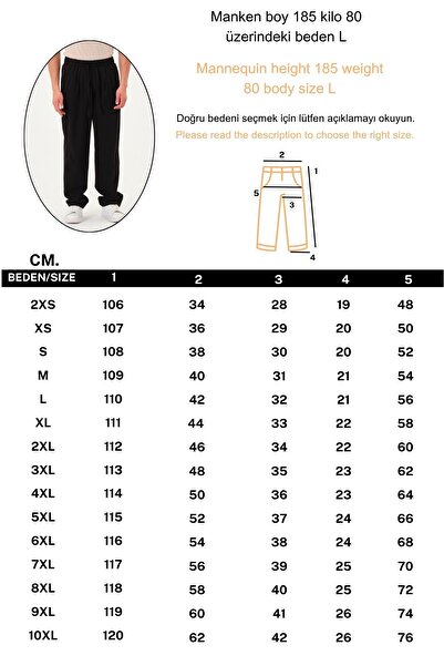 RELAXL %100 Pamuk Şile Bezi Bol Uzun Paça Oversize Siyah Pantolon