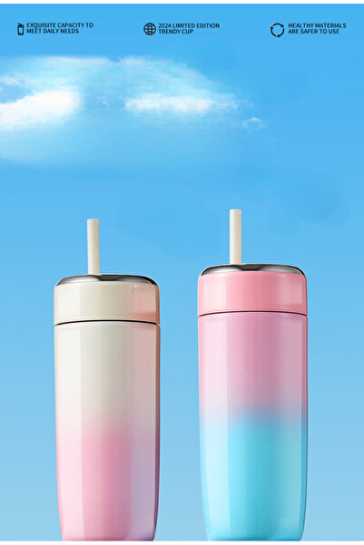 Buldug Taşınabilir Blender Termos – 500 ml, USB Şarjlı, Çift Ağızlı, 304 Çelik