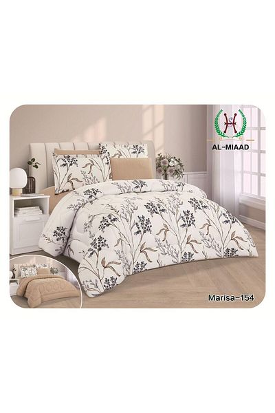 Gerenic 6-piece printed double bedspread